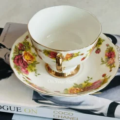 Secret Garden Old Country Rose (Set Of Six Tea Cups & Saucers)