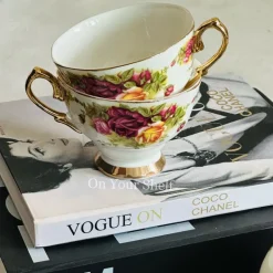 Secret Garden Old Country Rose (Set Of Six Tea Cups & Saucers)