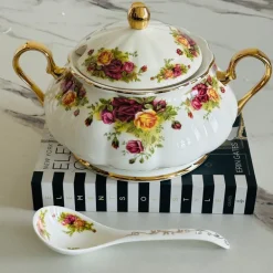 Secret Garden Red Rose Soup Set (23 Piece)