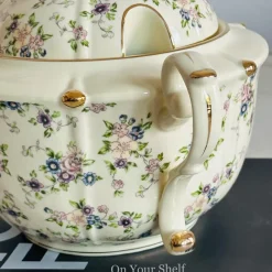 Secret Garden Spring Floral Soup Set Porcelain (23 piece)