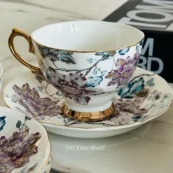 Secret Garden Wild Love TeaCups (Set Of Six Cups & Saucers)