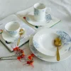 Serene Mist Tea Cups (Set Of Six Teacups & Saucers)