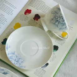 Serene Mist Tea Cups (Set Of Six Teacups & Saucers)
