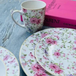 Set of Six Mugs Floral Gardens