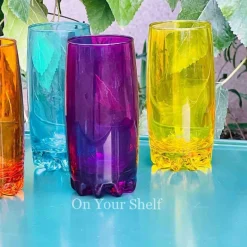 Soda Lime Glass Coloured Tumbler
