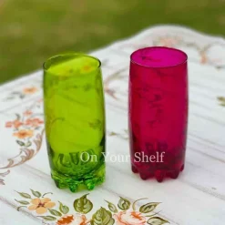 Soda Lime Glass Coloured Tumbler