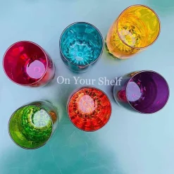 Soda Lime Glass Coloured Tumbler