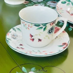 Summer Blossom Porcelain (24 piece tea set)