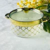 Taureen Pot Moroccan Vector - White