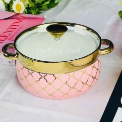 Taureen Pot Moroccan Vector - Pink