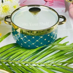 Taureen Pot Moroccan Vector - Green