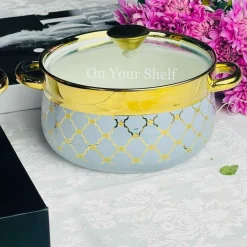 Taureen Pot Moroccan Vector - Grey