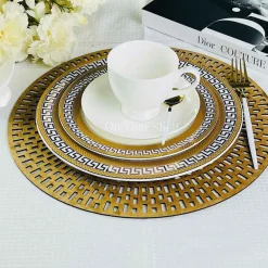 Tea Cup Saucer-Plain White Set of Six