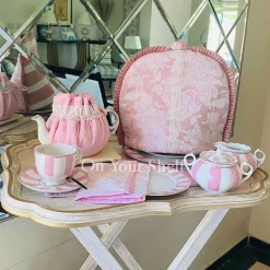 Tea Trolley Mats Pink NBK
