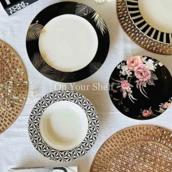 The Black Series Angela 18 Piece Plate Set