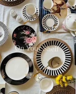 The Black Series Angela 18 Piece Plate Set