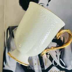The Embossed Charm Mugs Gold/Silver