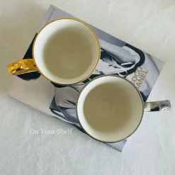 The Embossed Charm Mugs Gold/Silver