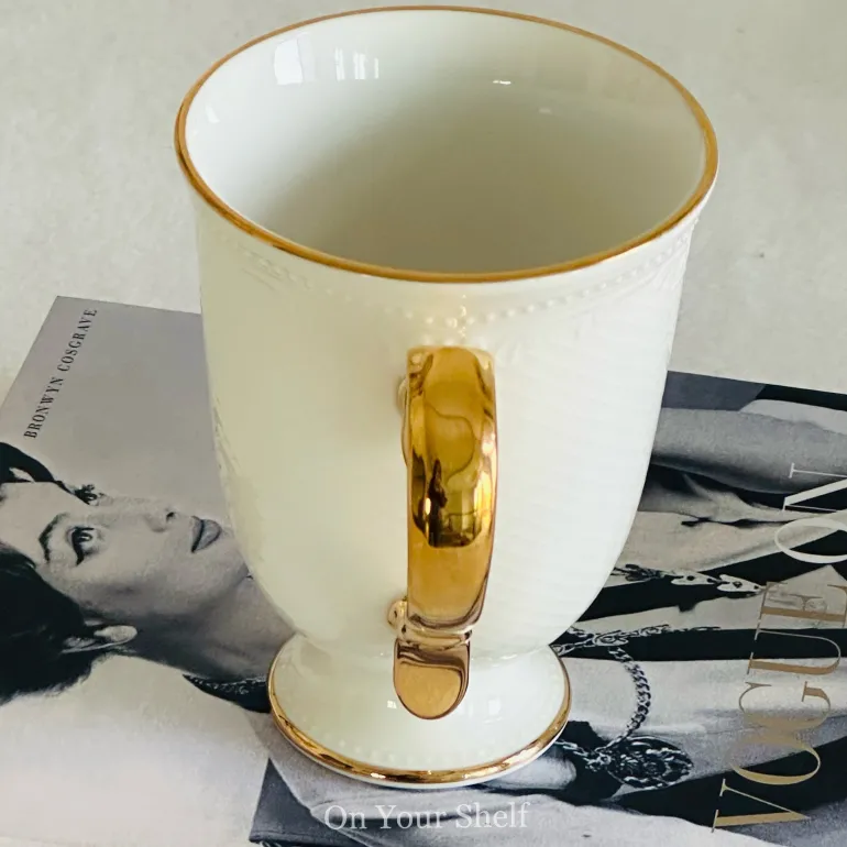 The Embossed Charm Mugs Gold/Silver