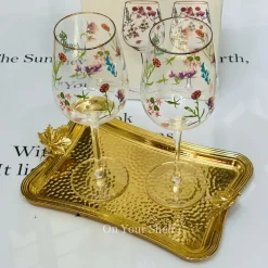 The Faraway Meadows Stem Glasses (Set Of Two Glasses)