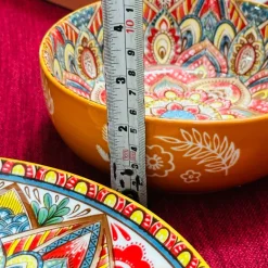 The Orange Ethnic Series Pot (with handle)