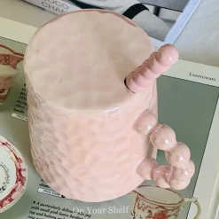 The Pebbled Ones (Single Mug, One Lid, One Spoon)