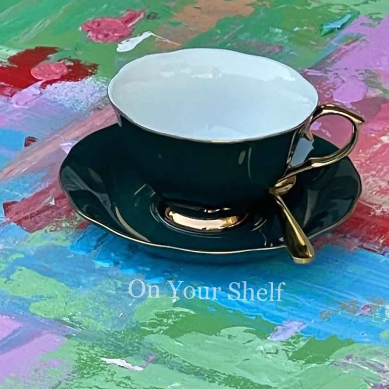 The Plain Deep Green 24 Piece Tea Set