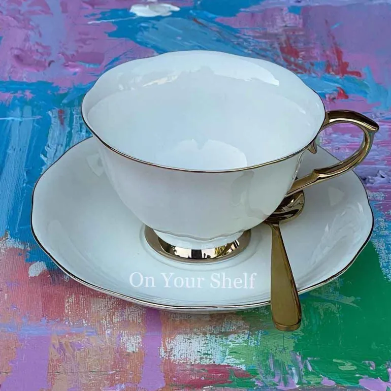 The Plain White 24 Piece Tea Set