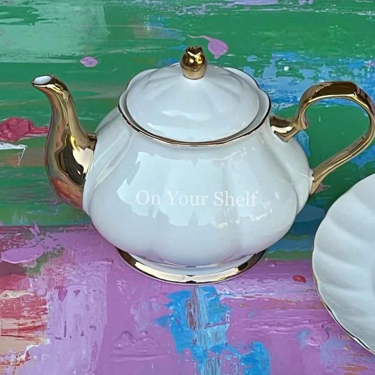 The Plain White 24 Piece Tea Set