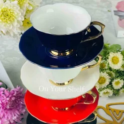 The Plain White Teacups and Saucers
