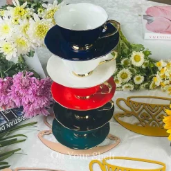 The Plain White Teacups and Saucers
