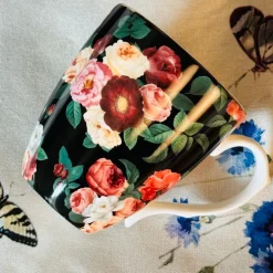 The Queen Garden Series - Black Floral Love Affair (single piece)