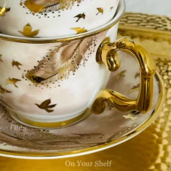 The Soaring Elegance TeaCups (Set Of Six Cups & Saucers)