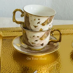 The Soaring Elegance TeaCups (Set Of Six Cups & Saucers)