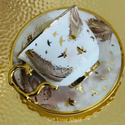The Soaring Elegance TeaCups (Set Of Six Cups & Saucers)