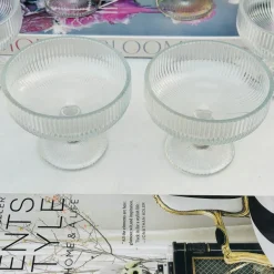 The Veil Dessert Bowl (with stem, set of six)