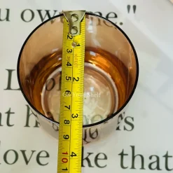 Tinge Grace Orange Glass (Set Of Six)