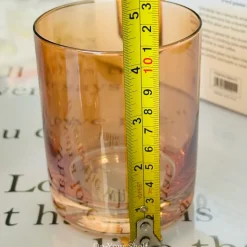 Tinge Grace Orange Glass (Set Of Six)