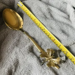 Turkish Serving Ladle/Spoon In Gold (single piece)