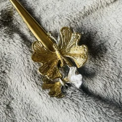 Turkish Serving Rice Spoon In Gold (single piece)