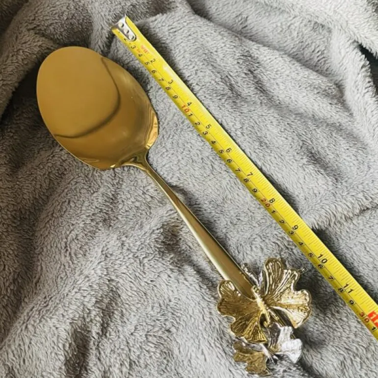 Turkish Serving Rice Spoon In Gold (single piece)