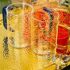 Urdu Calligraphy Glass Mugs (single piece)