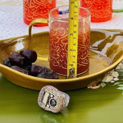 Urdu Calligraphy Glass Mugs (set of six)