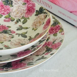 Victorian Rose Charm Plates & Mugs