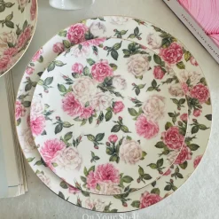 Victorian Rose Charm Plates & Mugs