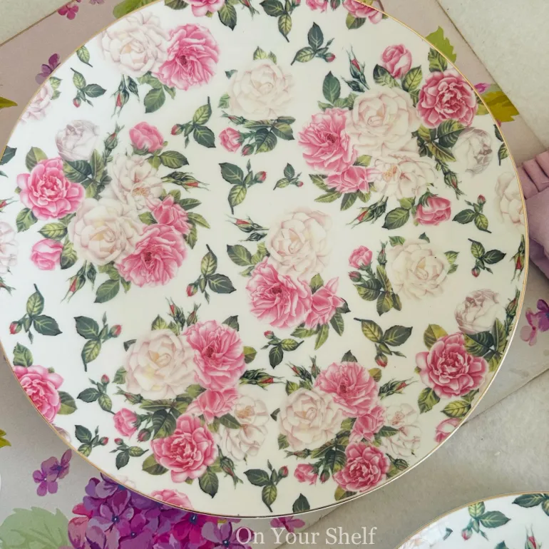 Victorian Rose Charm Plates & Mugs