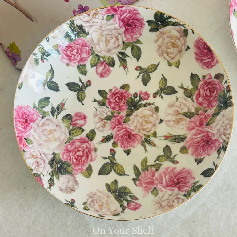 Victorian Rose Charm Plates & Mugs