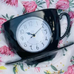 WhimsiTea Time Clock (black)