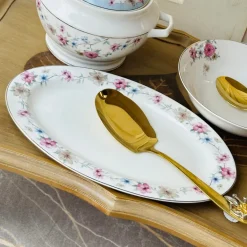 Whispering Gardens: Dreamy Floral Dining Set 61 piece dinner set