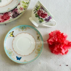Whispering Meadows Teacups (set of six teacups and six saucers)
